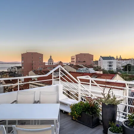 T1 Oasis With Amazing Terrace شقة Lisboa
