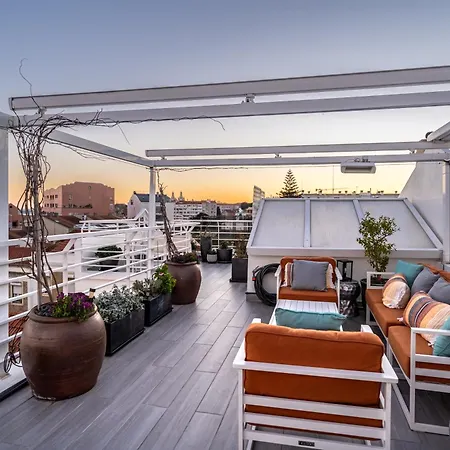 T1 Oasis With Amazing Terrace Lisbon